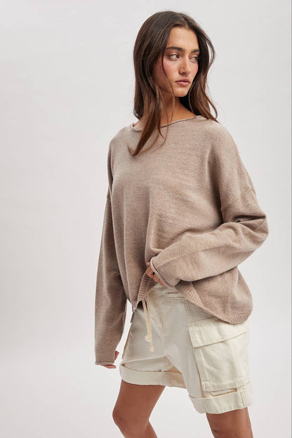 Summer Simple Roll Neck Sweater