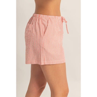 Coastal Ease Stripe Shorts