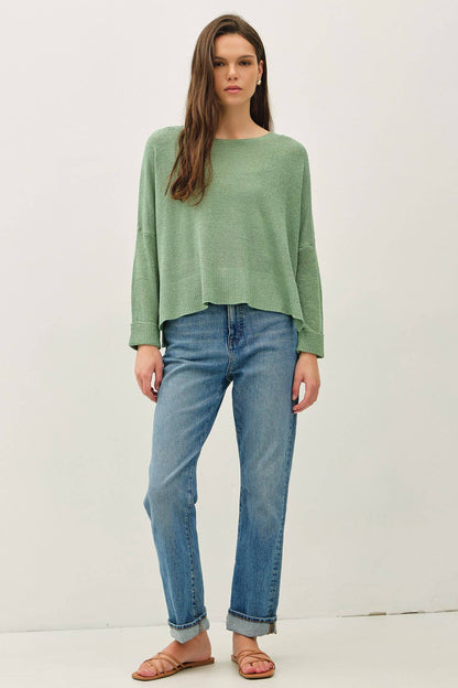 Breezy Boatneck Sweater