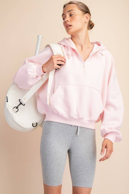 Go To Quarter Zip French Terry