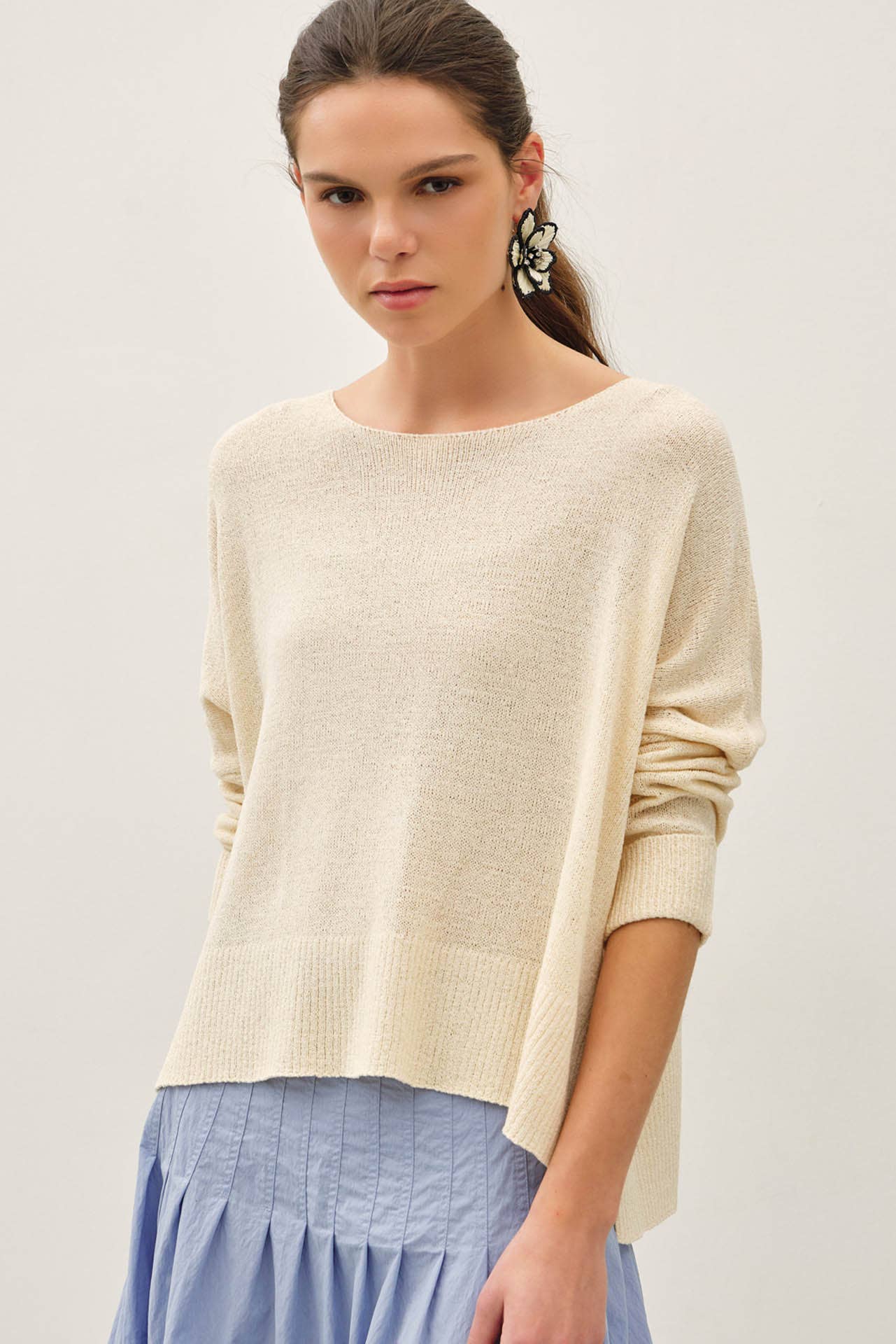 Breezy Boatneck Sweater