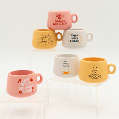 Cappuccino Mug Shot Glass I Am A Ray of Fucking Sunshine