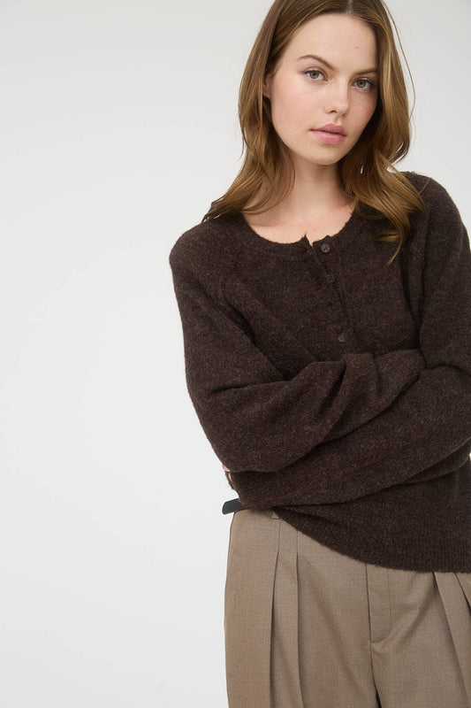 Laid-Back Henley Sweater