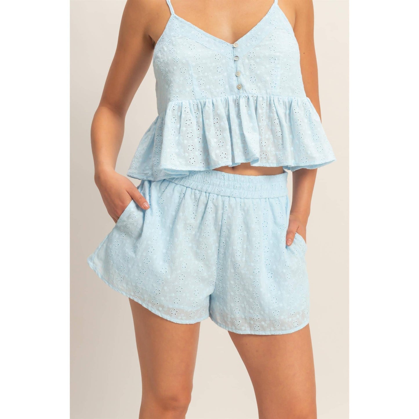 Meadow Eyelet Shorts