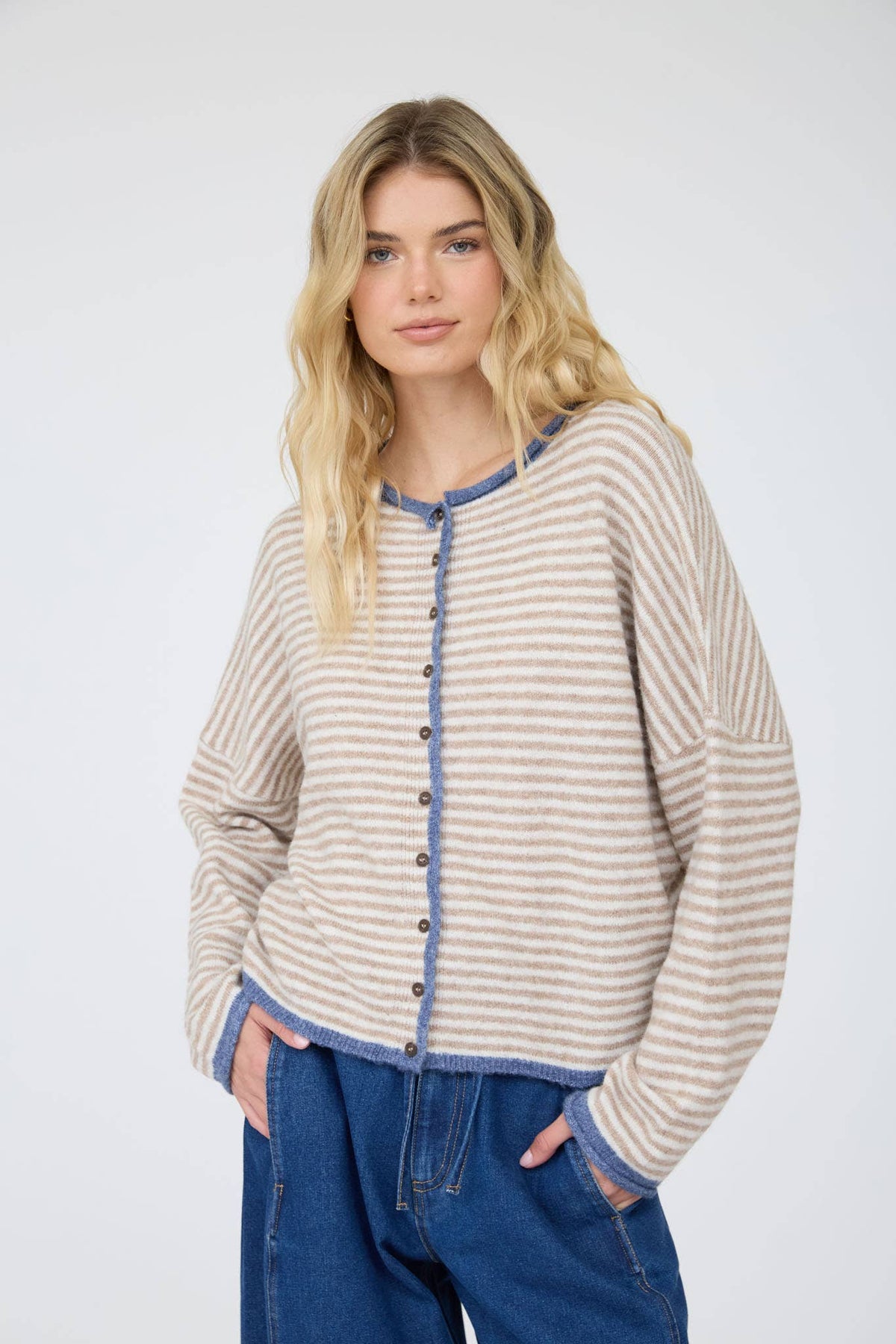 Coastal Stripe Cardigan
