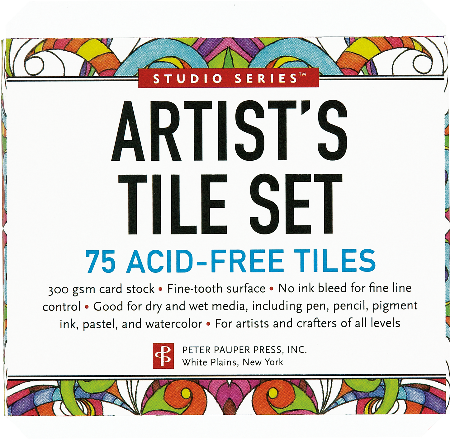 Studio Series Artist's Tile Set: White,Studio Series Artist's Tile Set: White