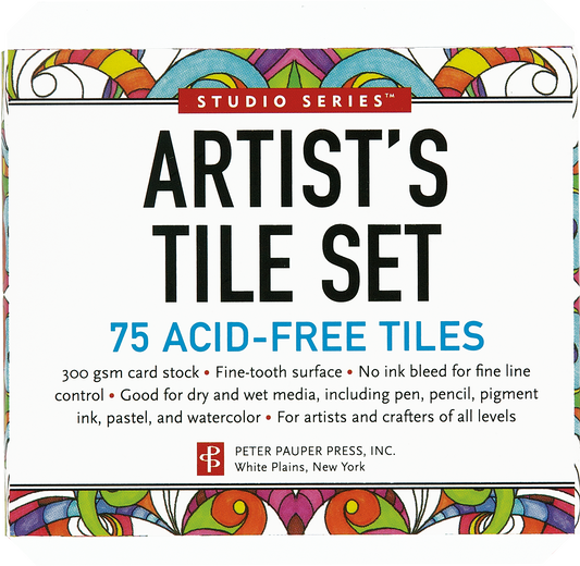 Studio Series Artist's Tile Set: White,Studio Series Artist's Tile Set: White