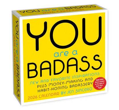 You Are a Badass 2026 Day-to-Day Calendar by Jen  Sincero