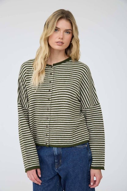 Driftwood Stripe Cardigan