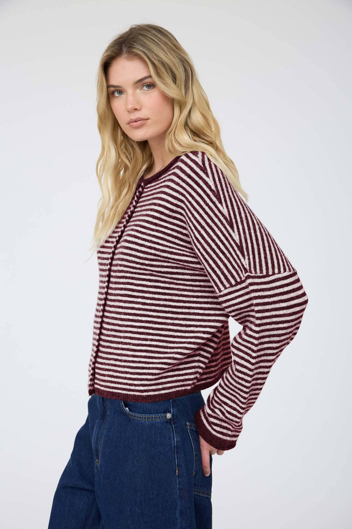 Driftwood Stripe Cardigan
