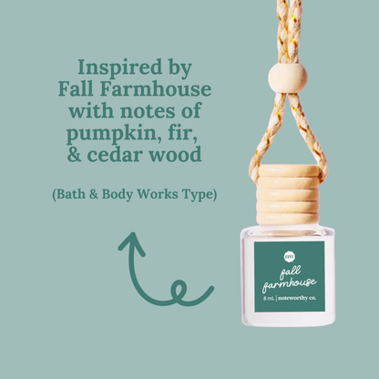 Fall Scent Car Diffusers
