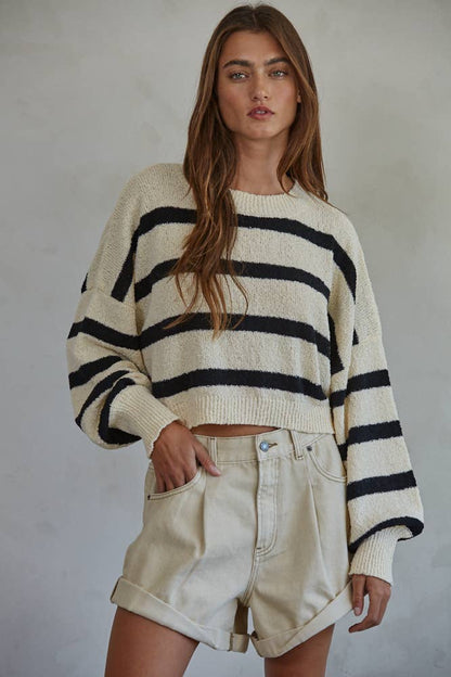 Harbor Stripe Knit Pullover