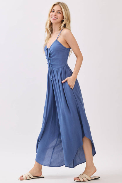 The Shoreline Woven Jumpsuit