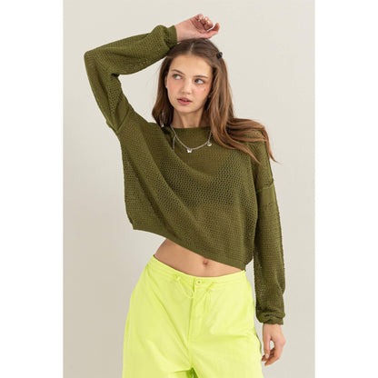 Coastal Mesh Sweater