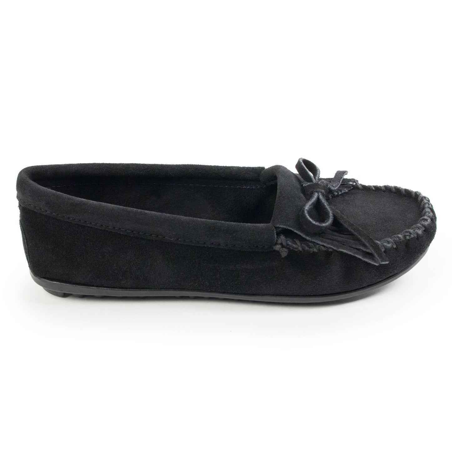 Women's Suede Kilty Moccasin Loafer Shoe