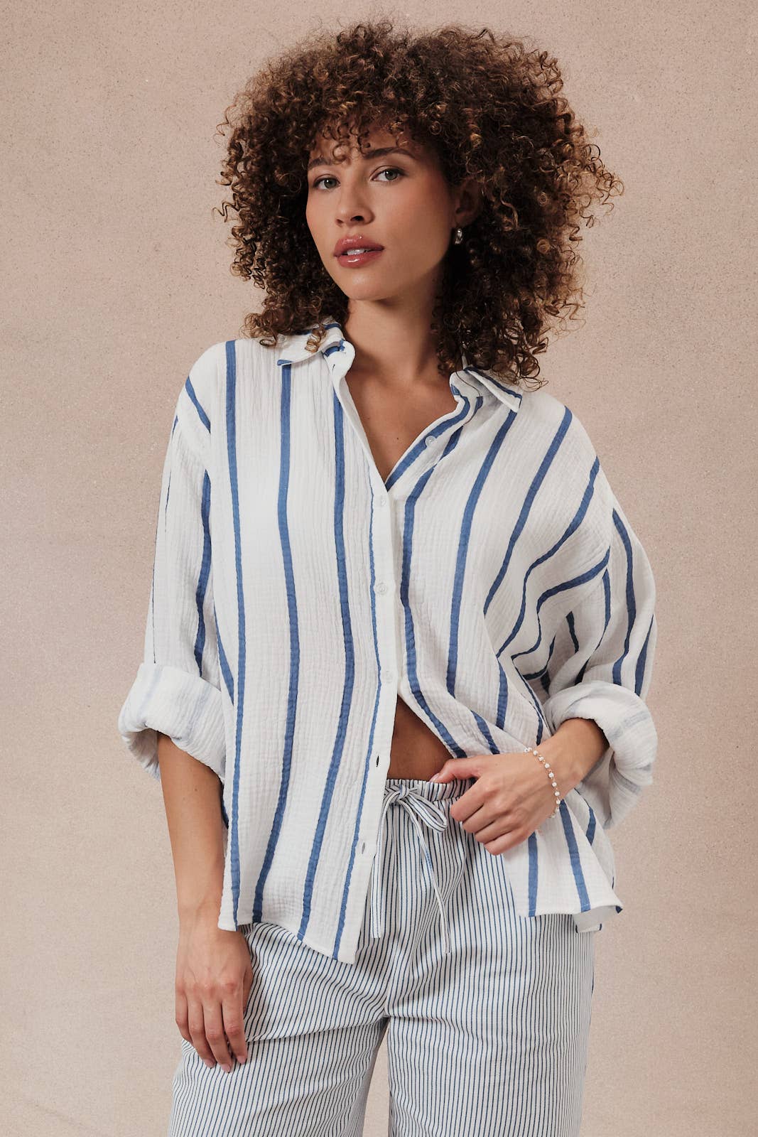 Breezy Stripe Shirt
