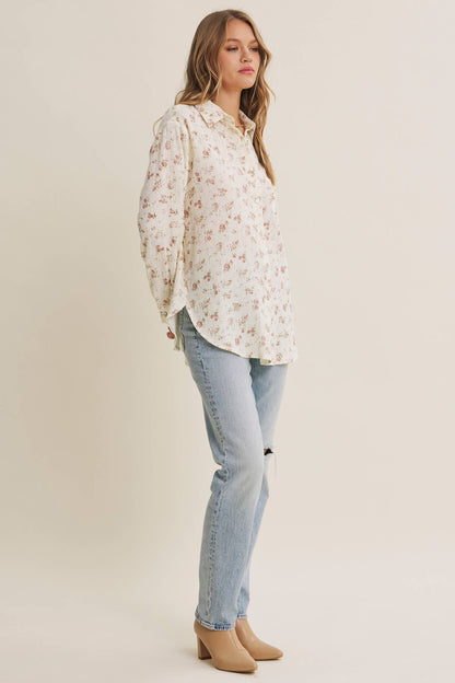 Soft Wind Floral Top