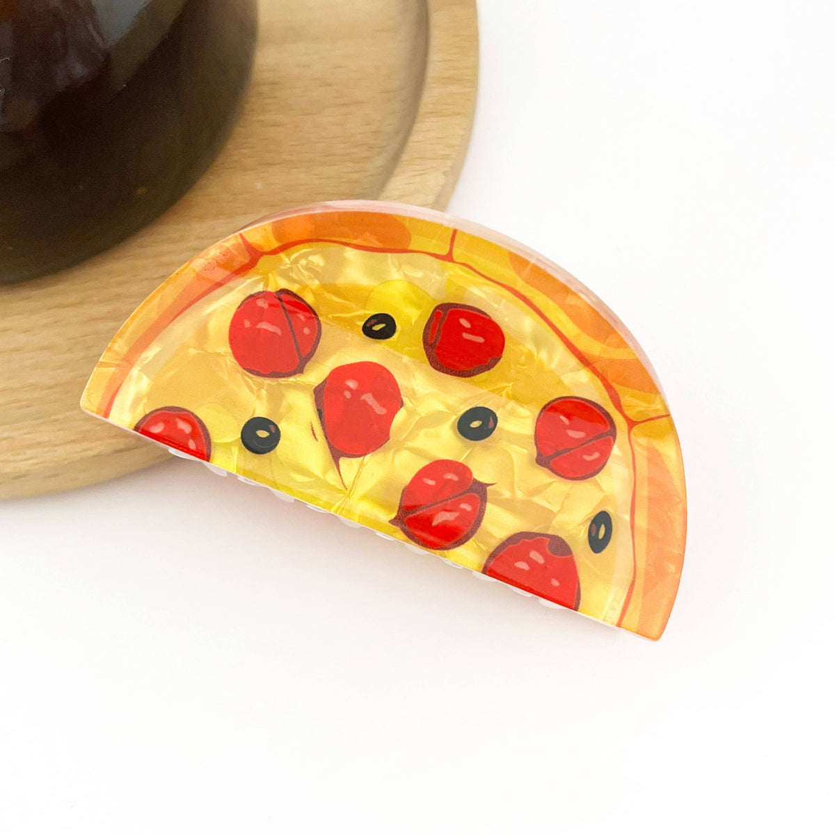 Half Pizza Hair Clip