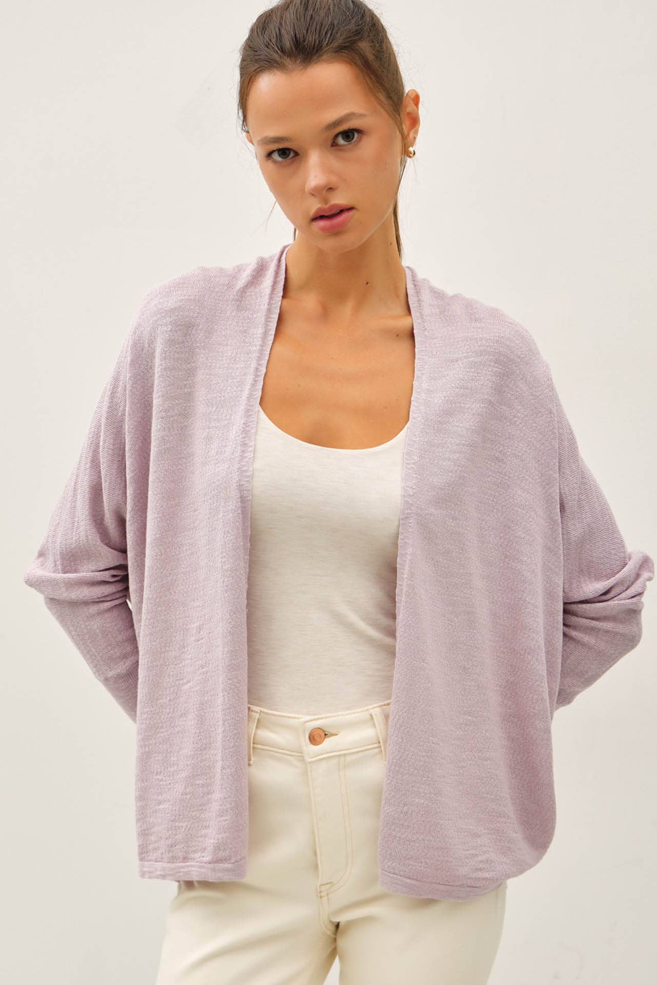 Spring Dolman Sleeve Cardi