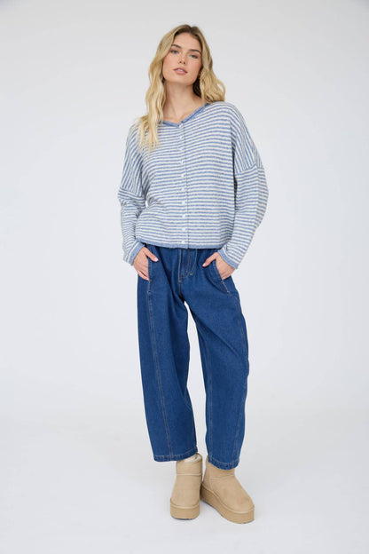 Driftwood Stripe Cardigan