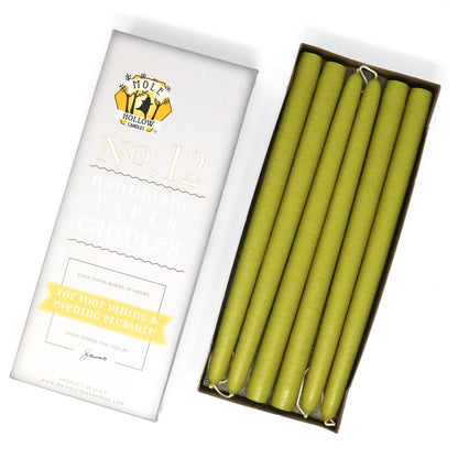 12" Hand Dipped Taper Candles USA Made