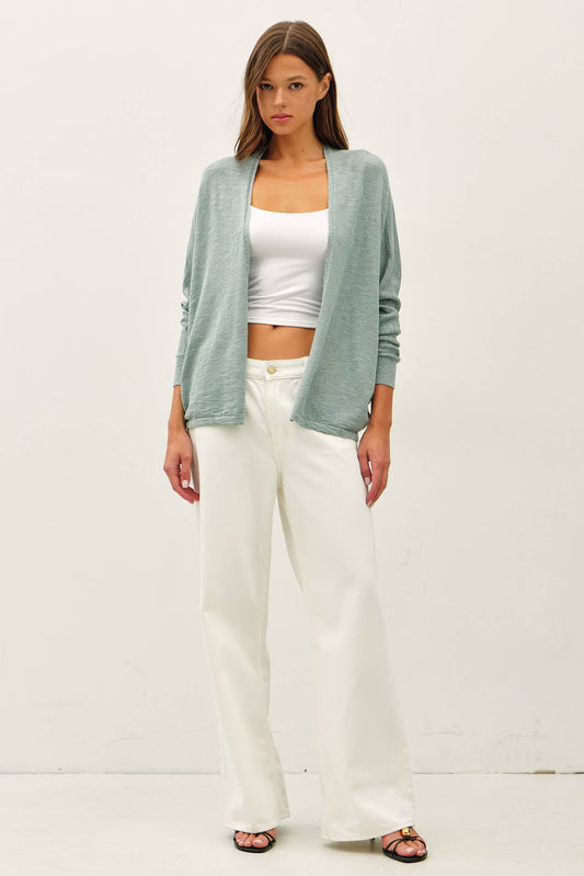 Spring Dolman Sleeve Cardi