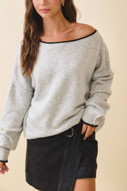 Fuzzy Cloud Sweater