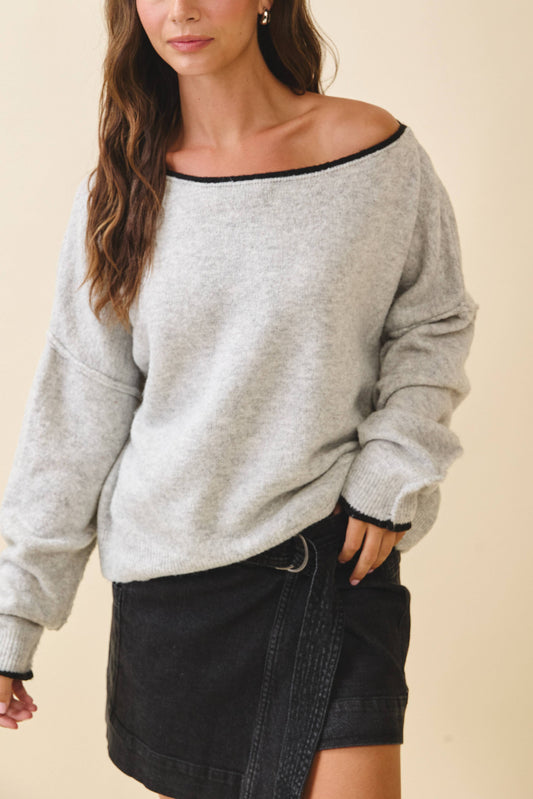 Fuzzy Cloud Sweater