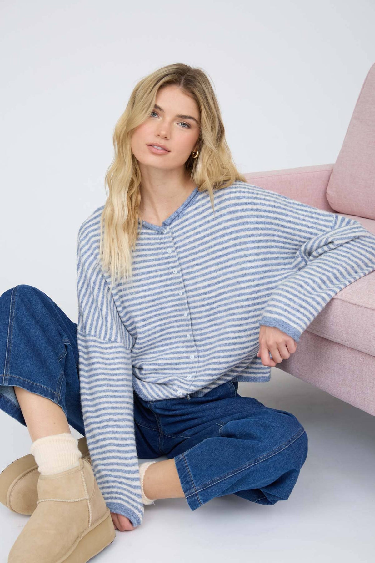 Driftwood Stripe Cardigan