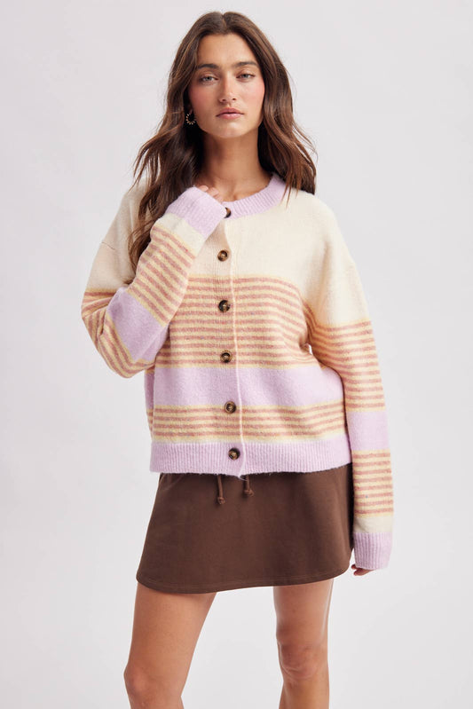 Coastal Colorblock Cardigan