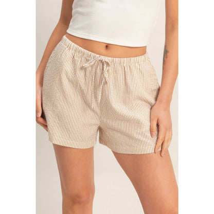 Coastal Ease Stripe Shorts