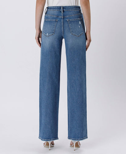 Super High-Rise Baggy Wide Jeans
