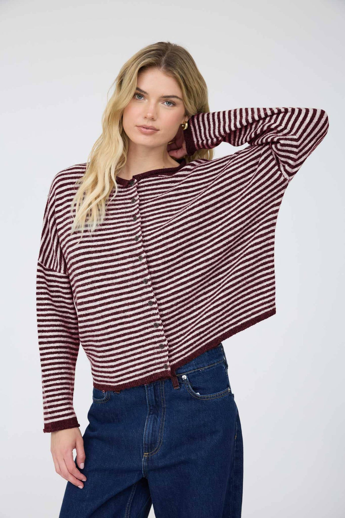 Driftwood Stripe Cardigan