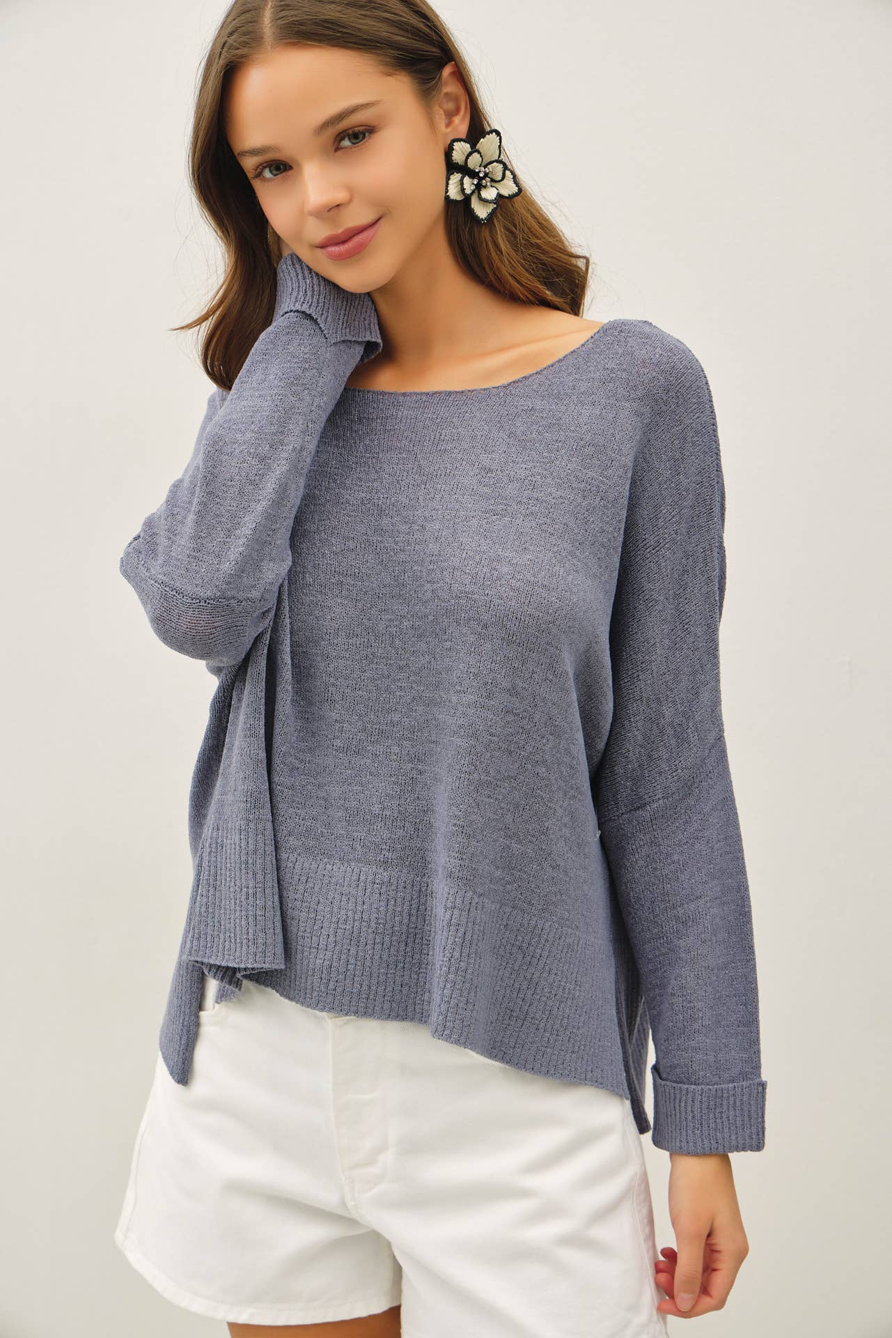 Breezy Boatneck Sweater