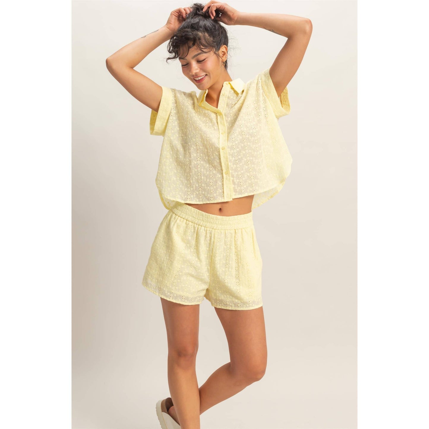 Meadow Eyelet Shorts