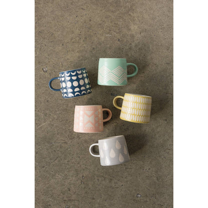 Ink Imprint Stoneware Mug 12 oz