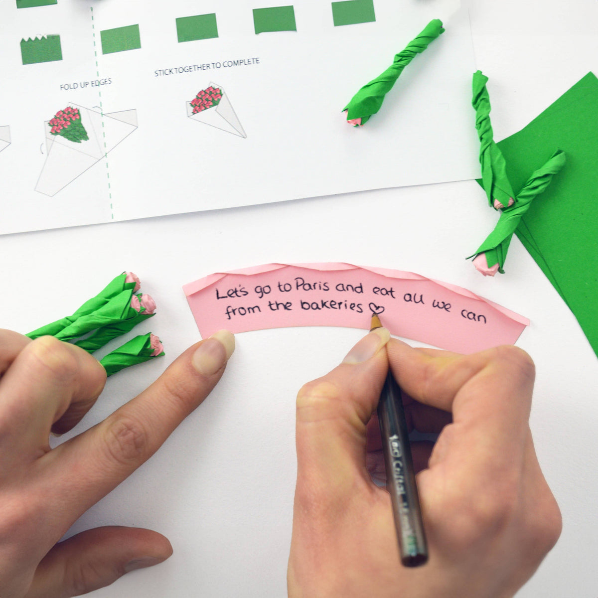 Write Me Roses Paper Kit