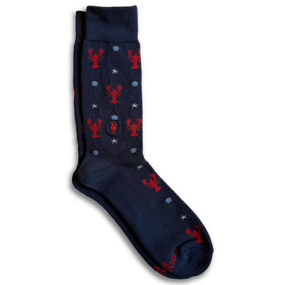 Socks that Protect Oceans | Navy Lobsters - Coastal Gifts