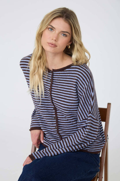 Coastal Stripe Cardigan
