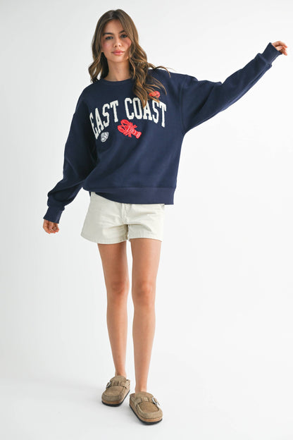 East Coast Graphic Sweatshirt