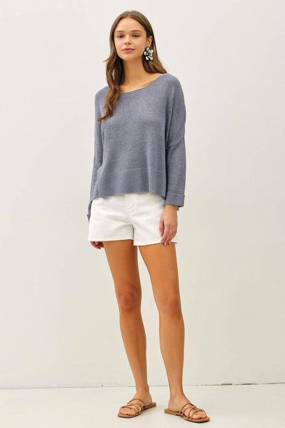Breezy Boatneck Sweater