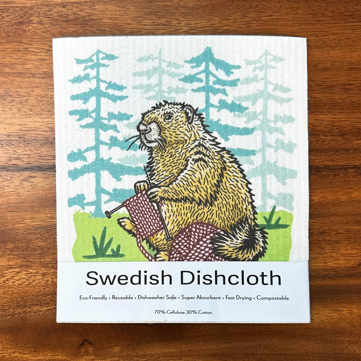 Cute Knitting Swedish Dishcloth