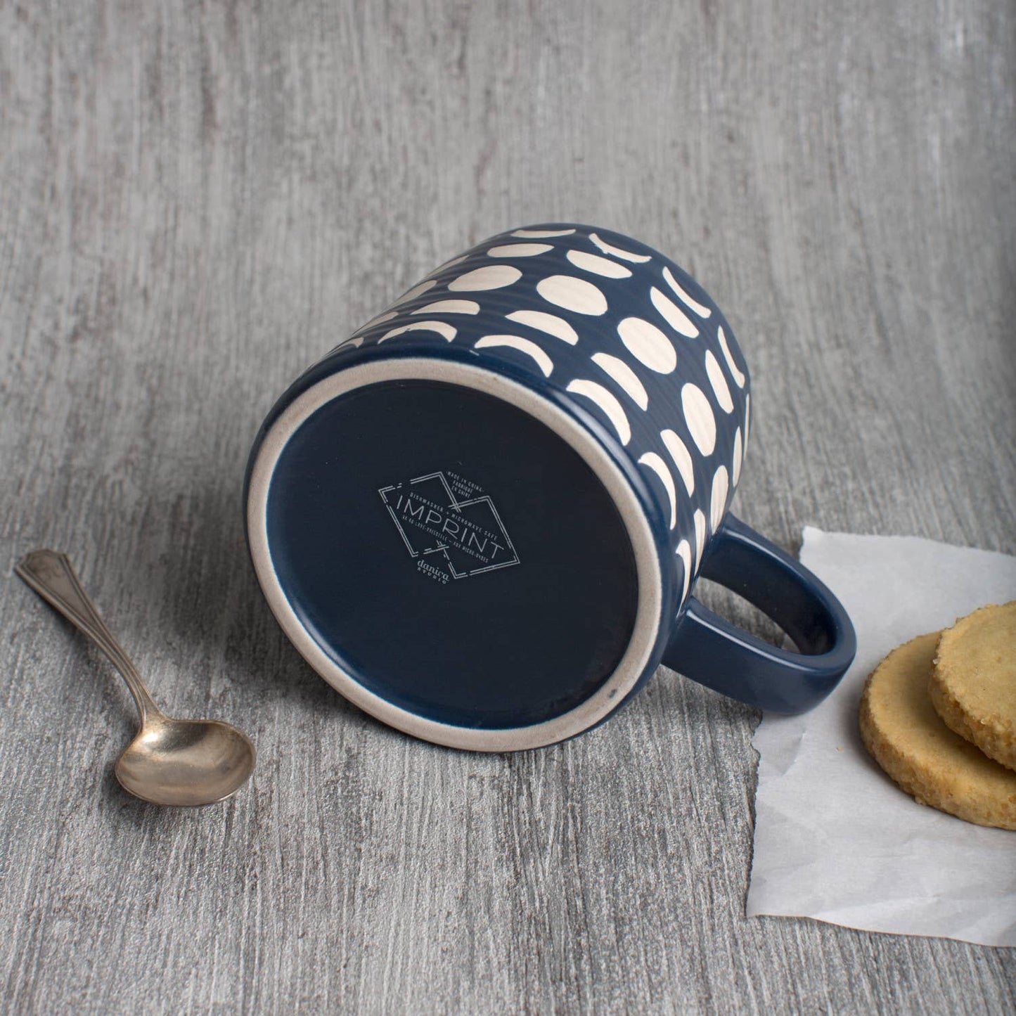 Ink Imprint Stoneware Mug 12 oz