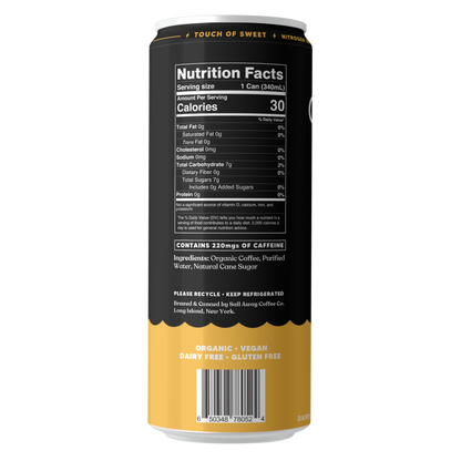 Cold Brew Coffee Cans - Touch of Sweet