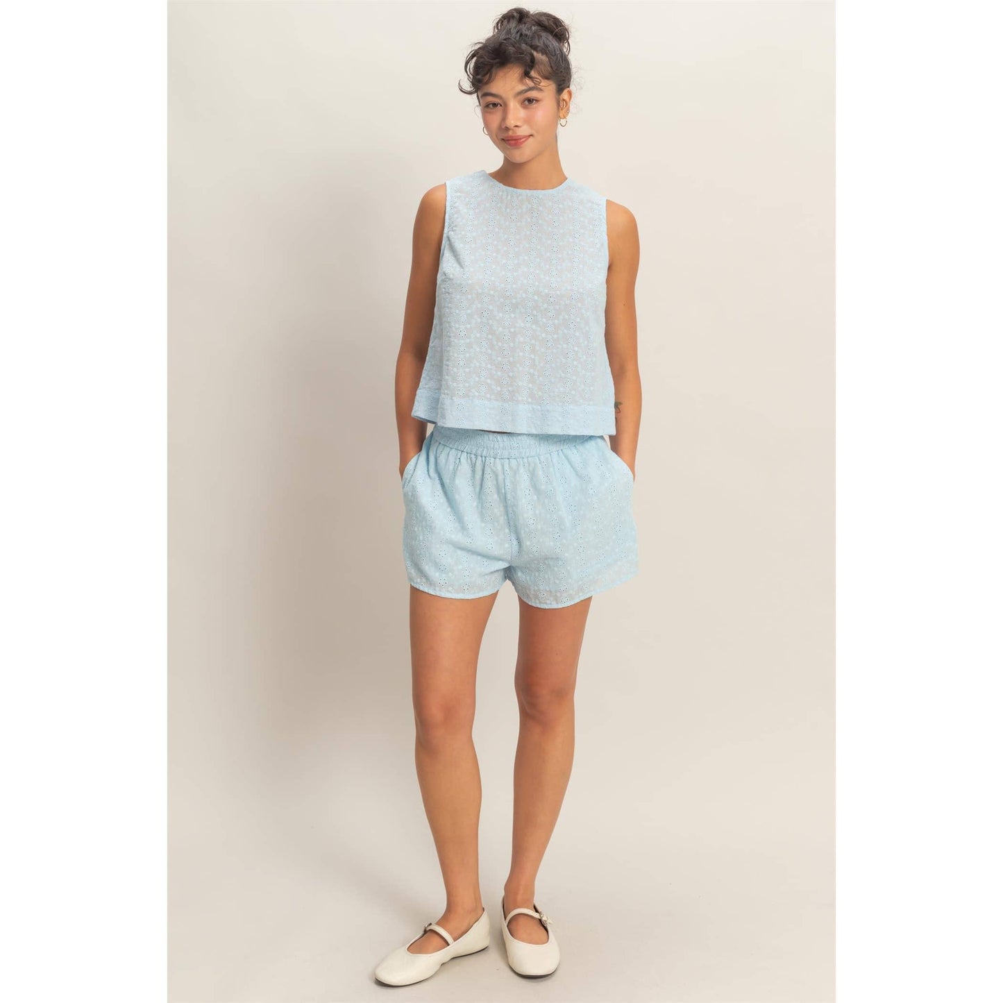 Meadow Eyelet Shorts