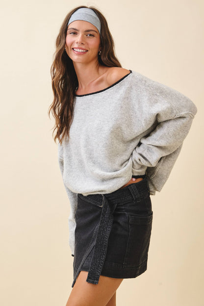 Fuzzy Cloud Sweater