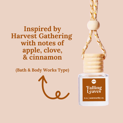 Car Diffusers | NEW Fall + Halloween Scents: Individual Mylar Bag / Crackling Birch