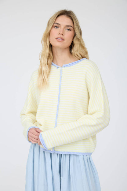 Coastal Stripe Cardigan