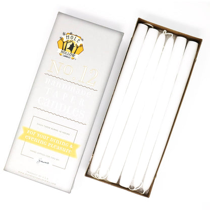 12" Hand Dipped Taper Candles USA Made