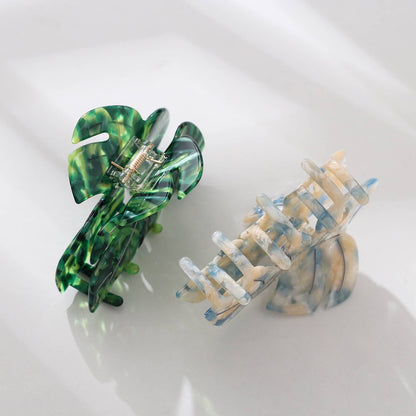 Monstera Leaf Claw Clip - Large